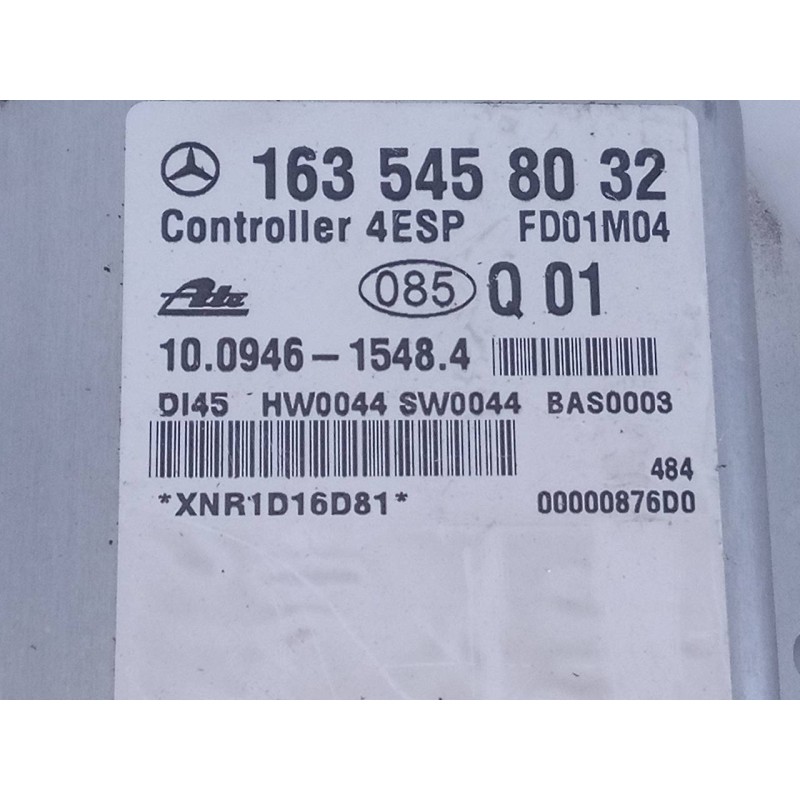 Recambio de modulo electronico para mercedes-benz clase m (w163) 270 cdi (163.113) referencia OEM IAM 1635458032 10094615484 E3-