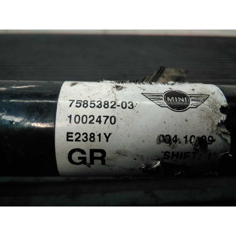 Recambio de transmision delantera derecha para bmw mini (r56) one referencia OEM IAM 758538203 E2381Y P1-A6-44