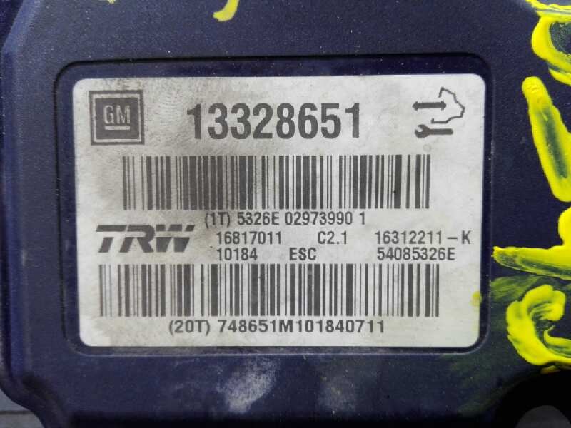 Recambio de abs para opel insignia berlina excellence referencia OEM IAM 13328651 16817011 P3-A8-28-3