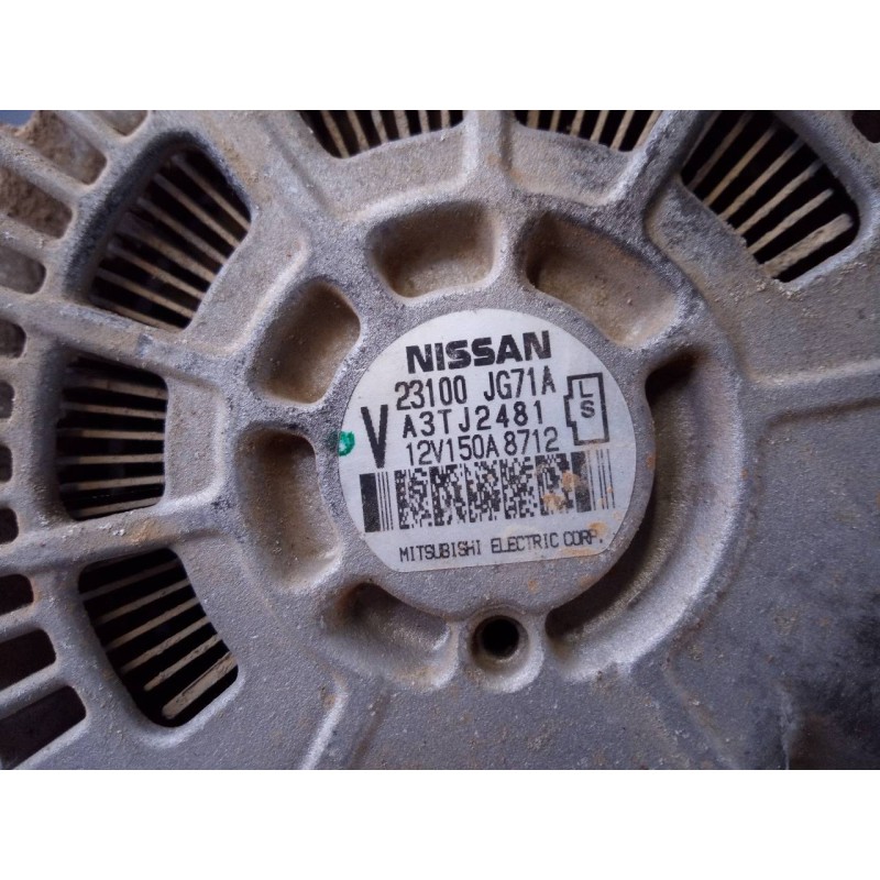 Recambio de alternador para renault koleos expression referencia OEM IAM 23100JG71A  P3-B5-27-3