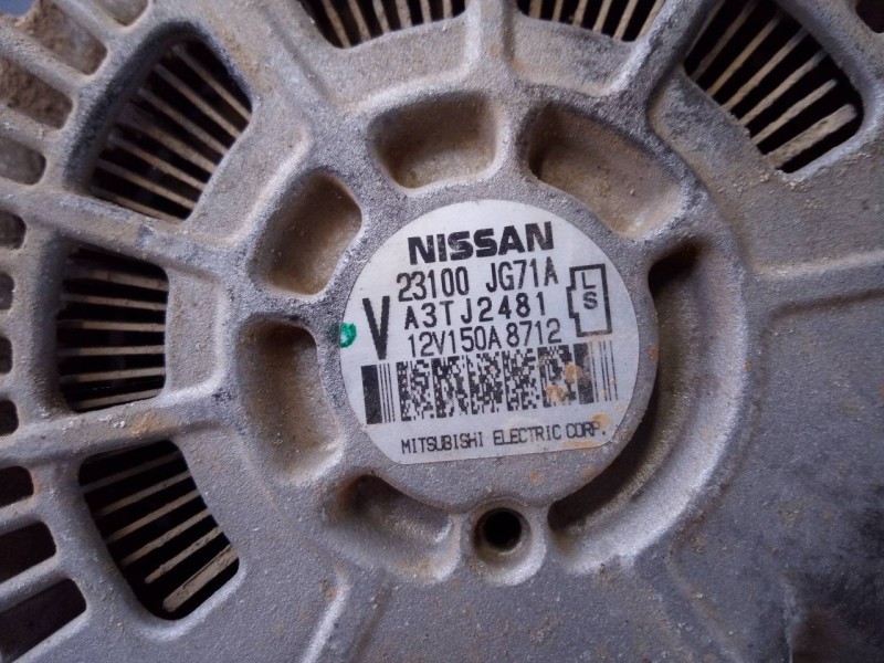 Recambio de alternador para renault koleos expression referencia OEM IAM 23100JG71A  P3-B5-27-3