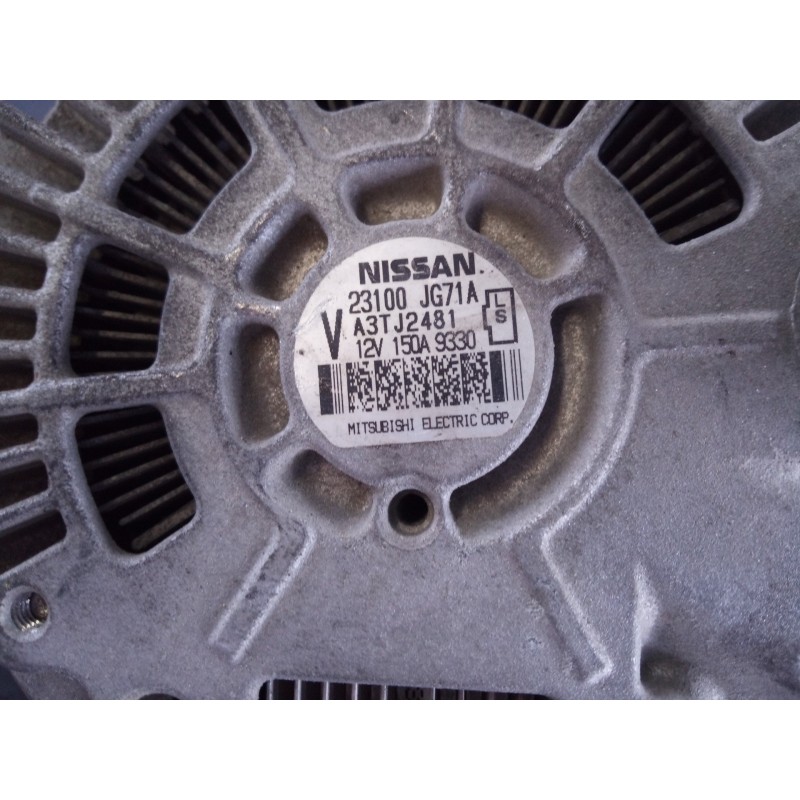 Recambio de alternador para nissan x-trail (t31) se referencia OEM IAM 23100JG71A A3TJ2481 P3-A4-8-4