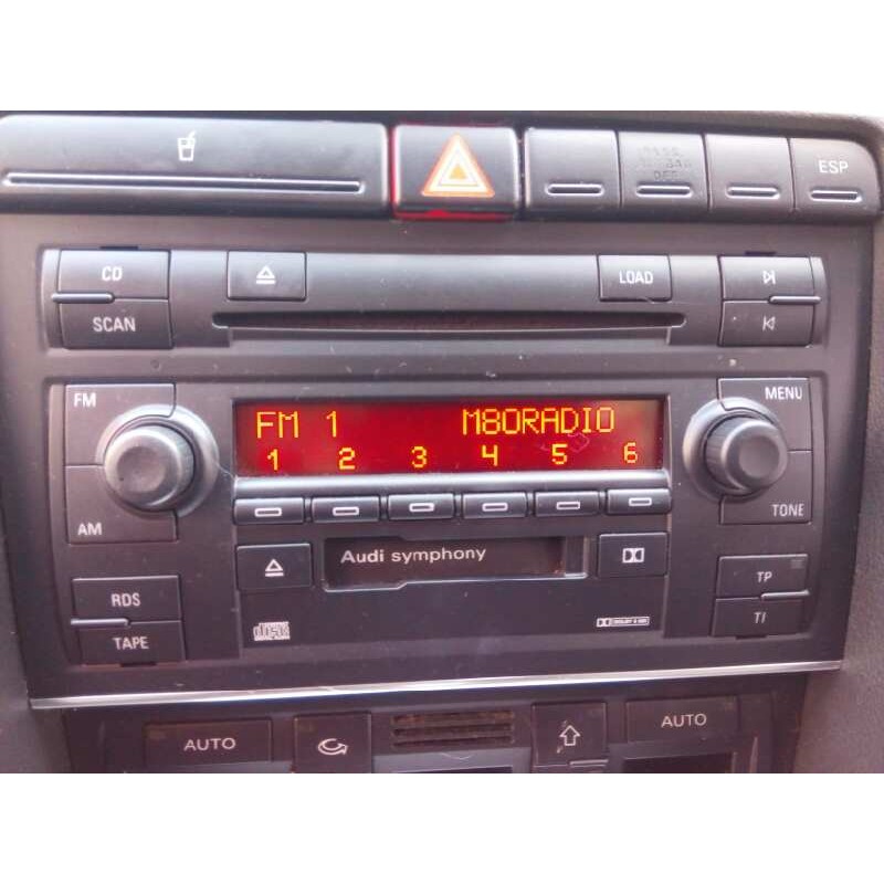Recambio de sistema audio / radio cd para audi a4 avant (8e) 2.0 tdi referencia OEM IAM 8E0057185A  