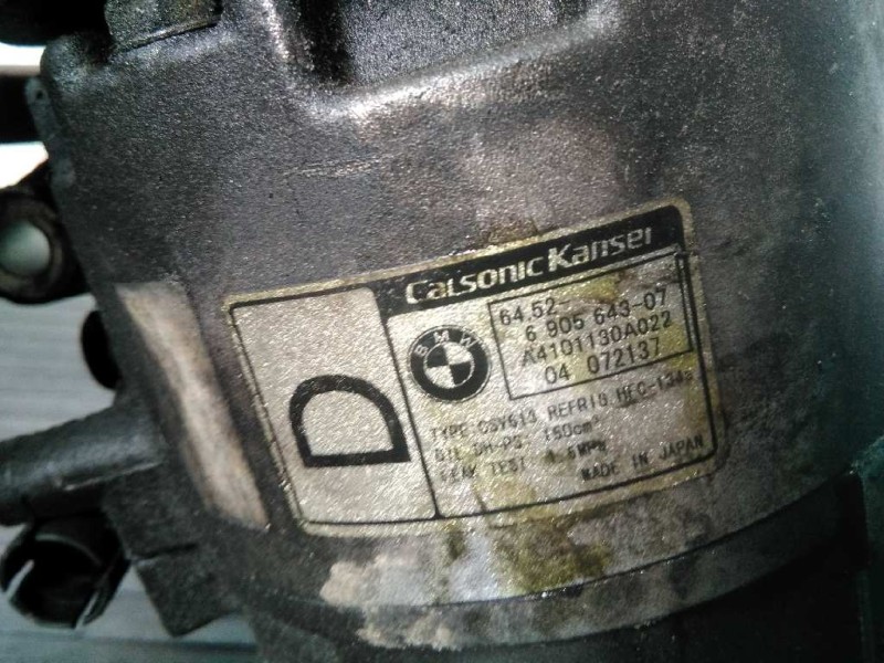 Recambio de compresor aire acondicionado para bmw x3 (e83) 2.0d referencia OEM IAM 690564307 A4101130A022 P3-A2-5-1