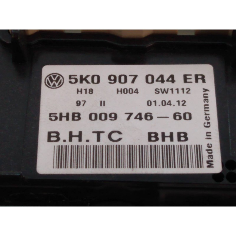 Recambio de mando climatizador para volkswagen golf vi (5k1) sport referencia OEM IAM 5K0907044ER 5HB00974660 E2-A1-19-7