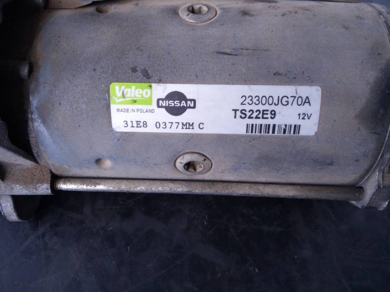 Recambio de motor arranque para renault koleos expression referencia OEM IAM 23300JG70A  P3-A7-28-3