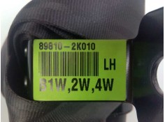 Recambio de cinturon seguridad trasero izquierdo para kia soul drive referencia OEM IAM 898102K010  E2-B5-4-1 2