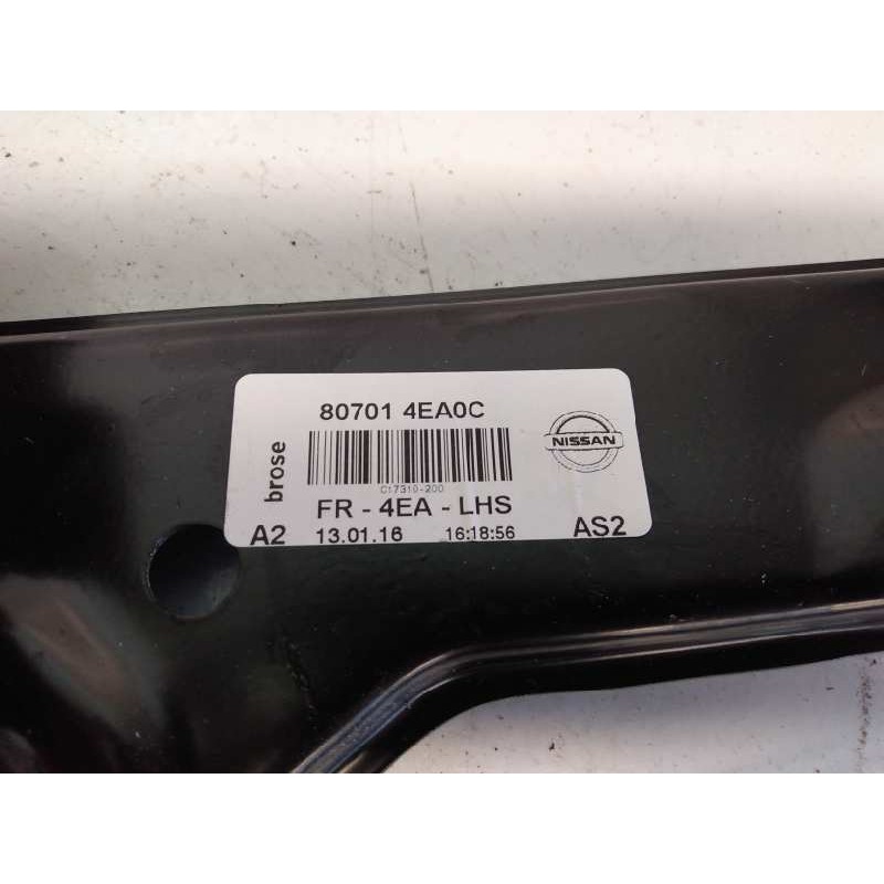 Recambio de elevalunas delantero izquierdo para nissan qashqai (j11) tekna referencia OEM IAM 807014EA0C  E2-A4-4-2