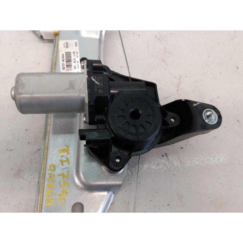 Recambio de elevalunas trasero izquierdo para nissan qashqai (j11) tekna referencia OEM IAM 827014EA0A  E2-A4-4-2