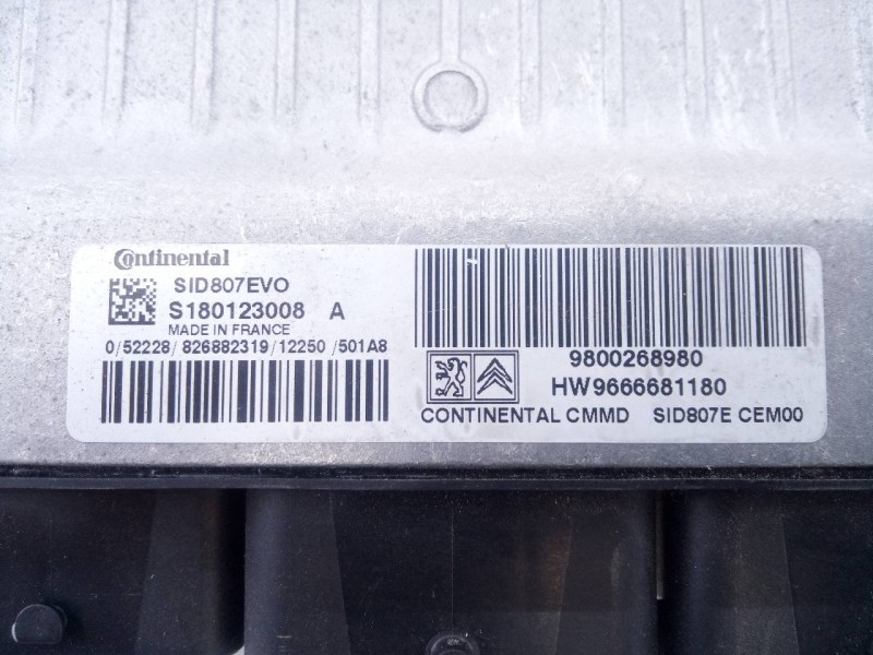 Recambio de centralita motor uce para peugeot 5008 allure referencia OEM IAM 96666681180 9800268980 E3-B2-31-4