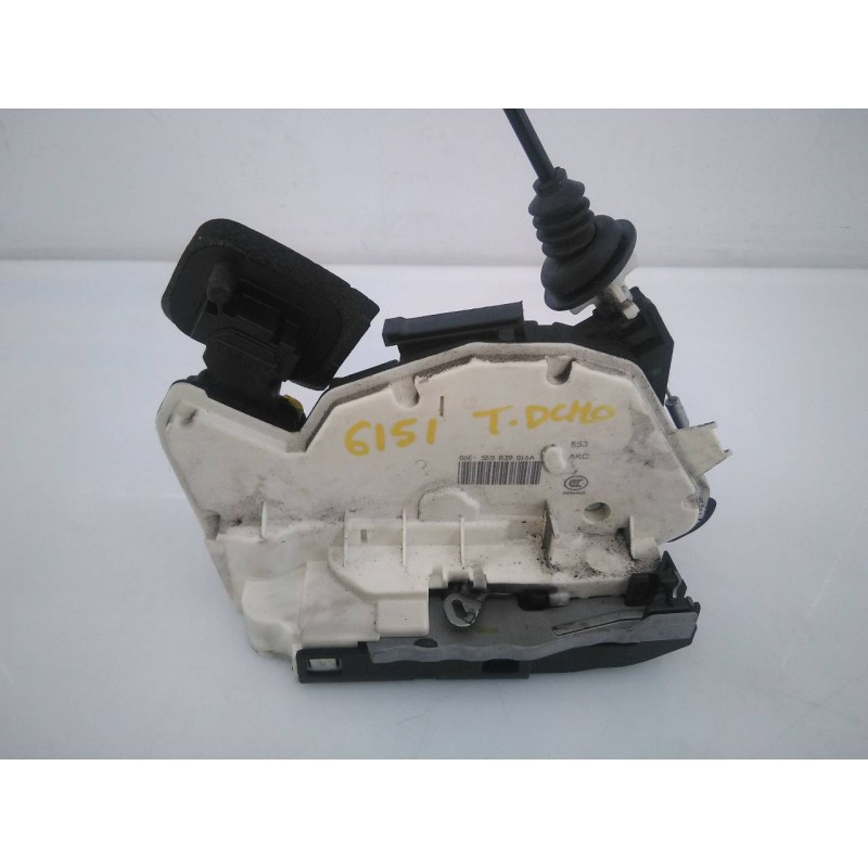 Recambio de cerradura puerta trasera derecha para skoda rapid ambition referencia OEM IAM 5E0839016A  E1-A5-8-1