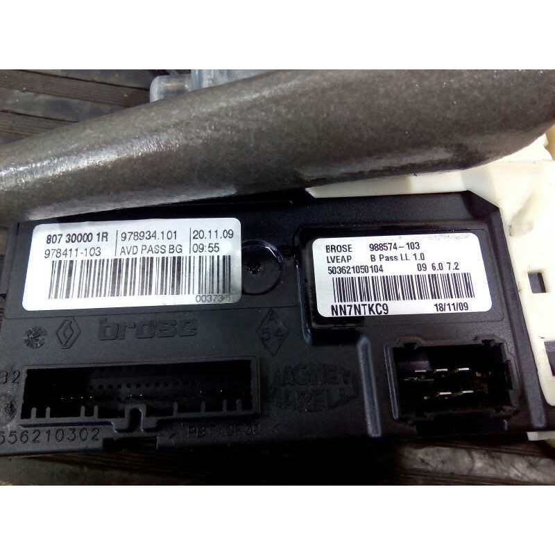 Recambio de elevalunas delantero derecho para renault laguna iii authentique referencia OEM IAM 807000002R  E1-A1-6-3