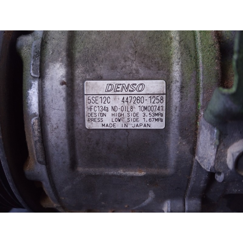 Recambio de compresor aire acondicionado para toyota rav 4 (a3) active referencia OEM IAM 4472601258 5SE12C P3-A1-7-3