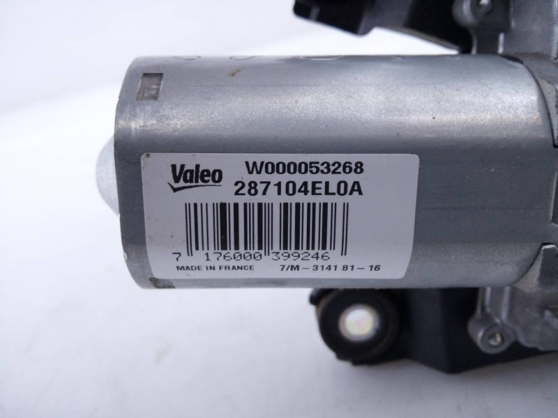 Recambio de motor limpia trasero para nissan qashqai (j11) acenta referencia OEM IAM 287104EL0A W000053268 E2-A4-54-1