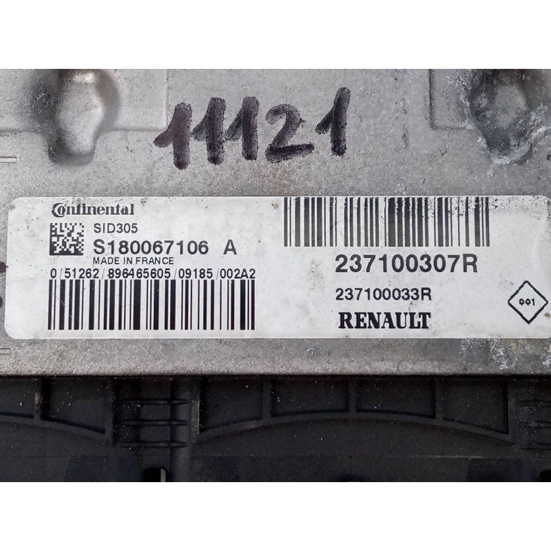 Recambio de centralita motor uce para renault megane iii coupe dynamique referencia OEM IAM 237100307R S180067106A E2-A1-43-3
