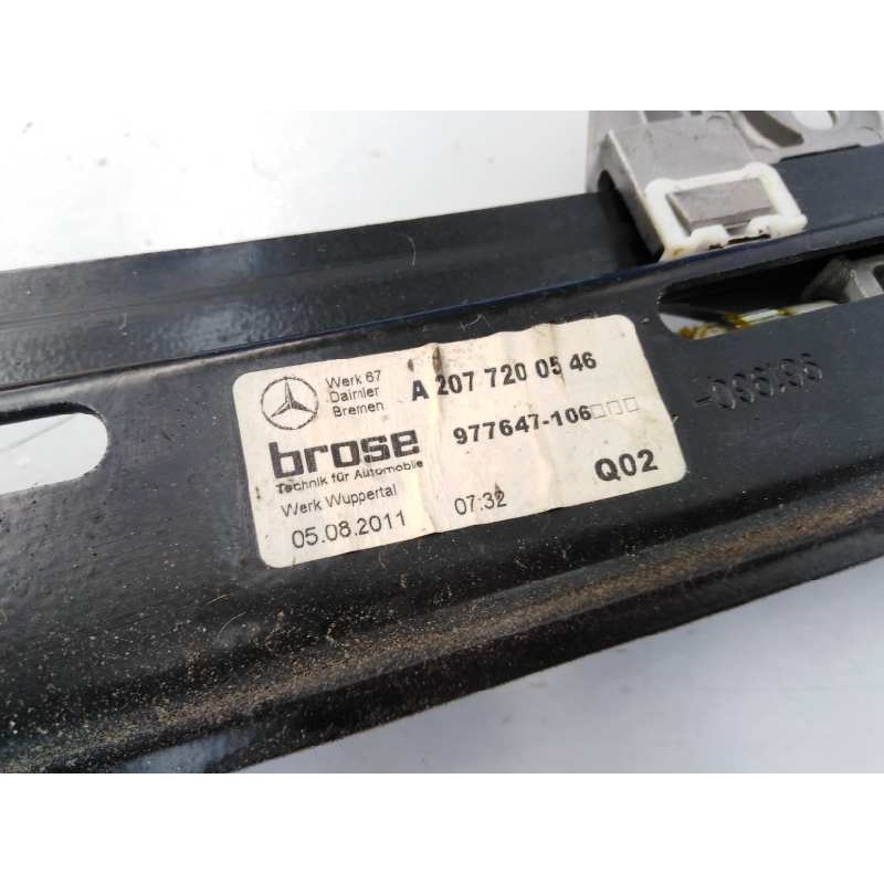 Recambio de elevalunas delantero izquierdo para mercedes-benz clase clk (w207) coupe e 250 cdi blueefficiency (207.303) referenc