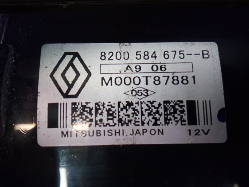 Recambio de motor arranque para renault megane iii coupe dynamique referencia OEM IAM 8200584675B M000T87881 P3-B7-17-2