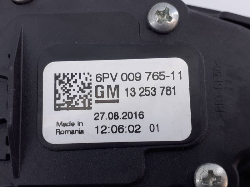 Recambio de pedal acelerador para opel zafira (c) selective start/stop referencia OEM IAM 13253781 6PV00976511 E3-A5-22-2