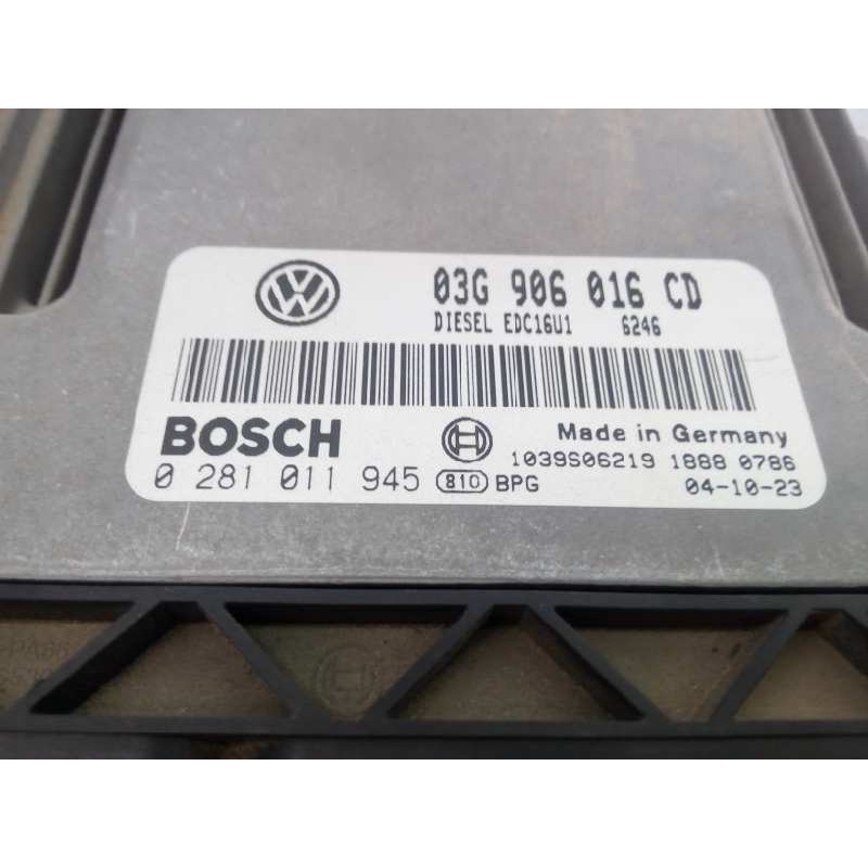 Recambio de centralita motor uce para volkswagen touran (1t1) conceptline referencia OEM IAM 03G906016CD 0281011945 E2-A1-18-3