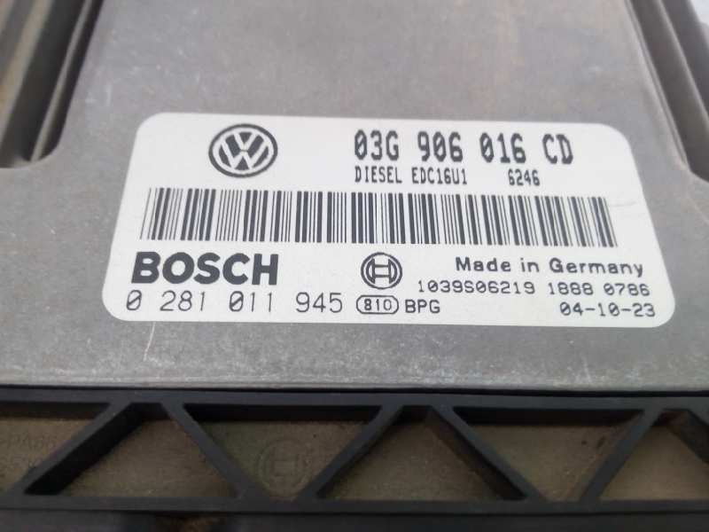 Recambio de centralita motor uce para volkswagen touran (1t1) conceptline referencia OEM IAM 03G906016CD 0281011945 E2-A1-18-3