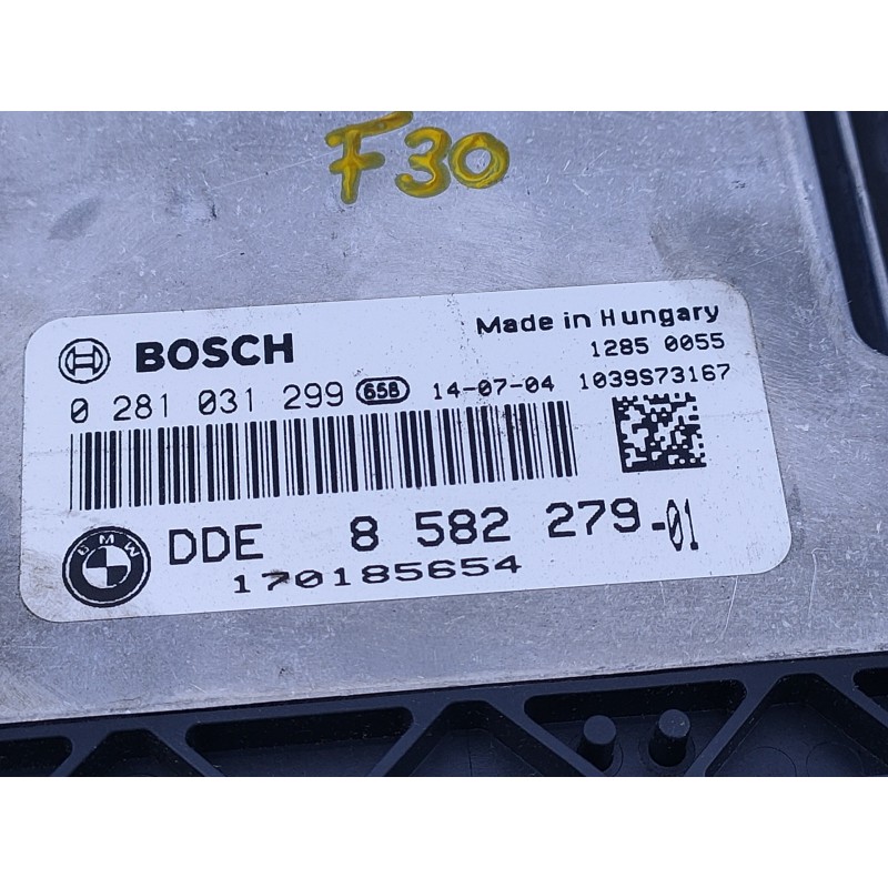 Recambio de centralita motor uce para bmw serie 3 lim. (f30) 320d referencia OEM IAM 0281031299 8582279 E3-A2-54-1