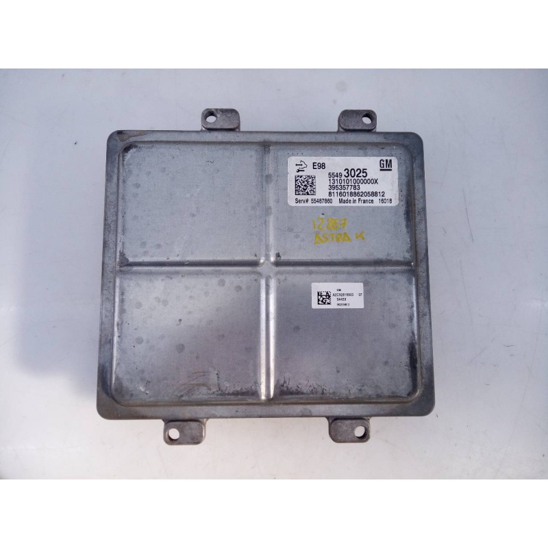Recambio de centralita motor uce para opel astra k lim. 5türig dynamic referencia OEM IAM 55493025 395357783 E3-A5-25-2