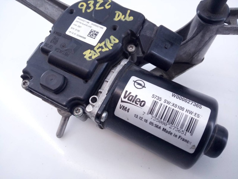 Recambio de motor limpia delantero para opel zafira (c) selective start/stop referencia OEM IAM W000027199 W000027365 E2-B6-15-2