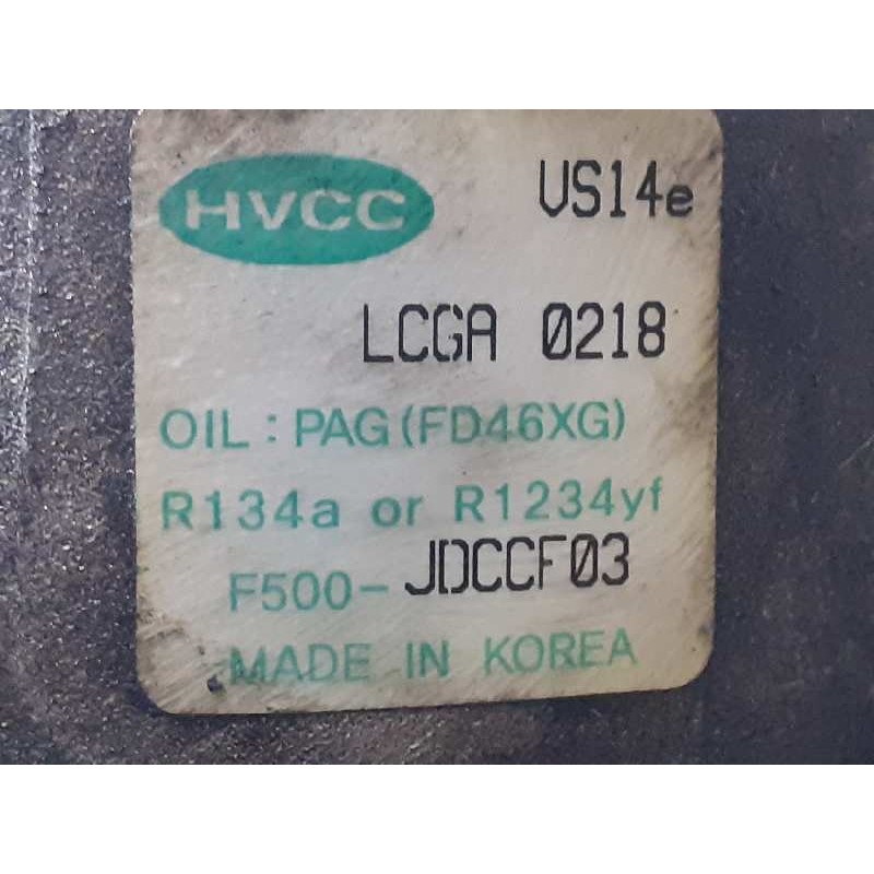 Recambio de compresor aire acondicionado para kia cee´d drive referencia OEM IAM F500JDCCF03 LCGA0218 P3-A2-3-1