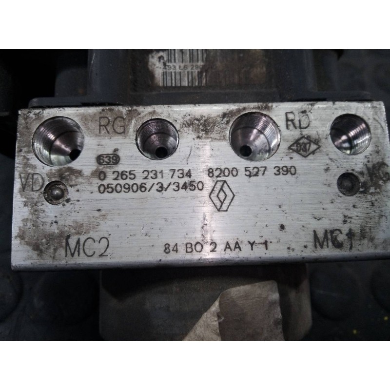 Recambio de abs para renault megane ii coupe/cabrio authentique referencia OEM IAM 0265231734 8200527390 P3-A8-22-2