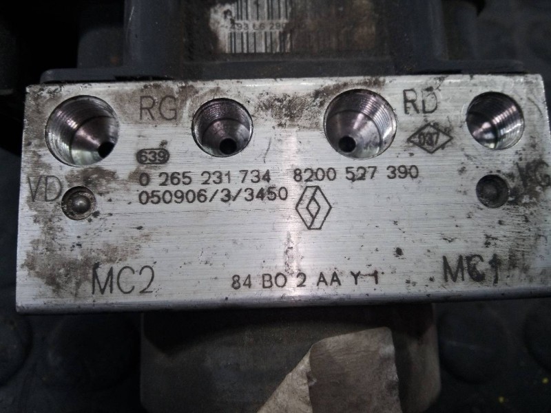 Recambio de abs para renault megane ii coupe/cabrio authentique referencia OEM IAM 0265231734 8200527390 P3-A8-22-2