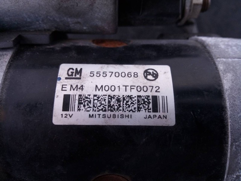 Recambio de motor arranque para opel astra j lim. excellence referencia OEM IAM 55570068  