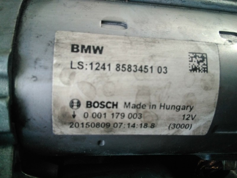 Recambio de motor arranque para bmw serie 1 lim. 5-trg. (f20) 118d advantage referencia OEM IAM 0001179003 1241858345103 P3-A10-