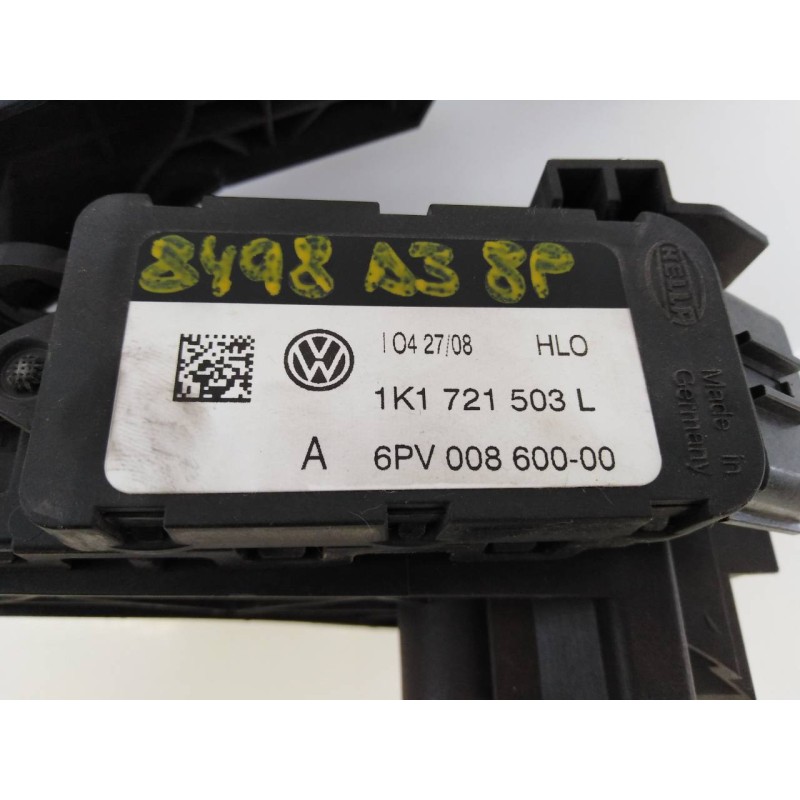 Recambio de pedal acelerador para audi a3 sportback (8p) 1.8 tfsi attraction referencia OEM IAM 1K1721503L 6PV008600000 E2-A1-28