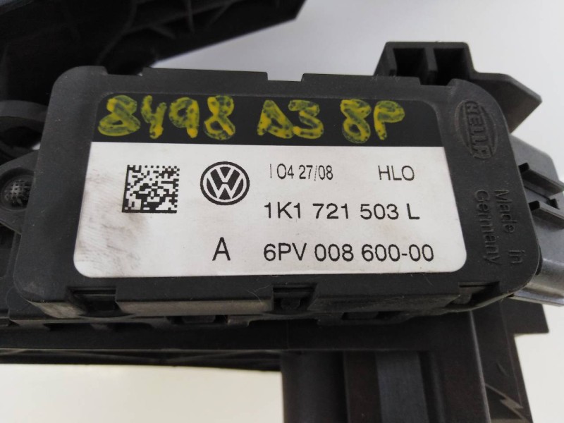 Recambio de pedal acelerador para audi a3 sportback (8p) 1.8 tfsi attraction referencia OEM IAM 1K1721503L 6PV008600000 E2-A1-28