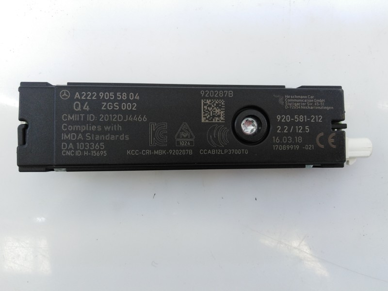 Recambio de modulo electronico para mercedes-benz clase glc coupe (bm 253)(6.2016) glc 220 d 4matic (253.305) referencia OEM IAM