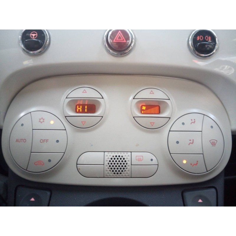 Recambio de mando climatizador para fiat nuova 500 (150) sport referencia OEM IAM 735451997 A83014700 E3-A4-28-4