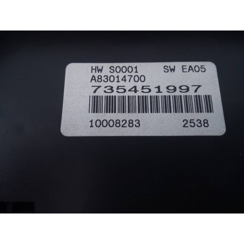 Recambio de mando climatizador para fiat nuova 500 (150) sport referencia OEM IAM 735451997 A83014700 E3-A4-28-4