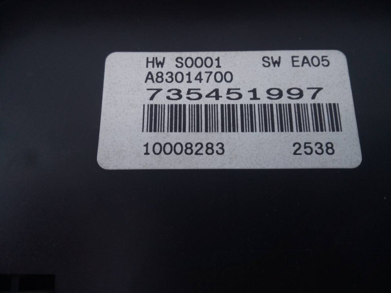 Recambio de mando climatizador para fiat nuova 500 (150) sport referencia OEM IAM 735451997 A83014700 E3-A4-28-4
