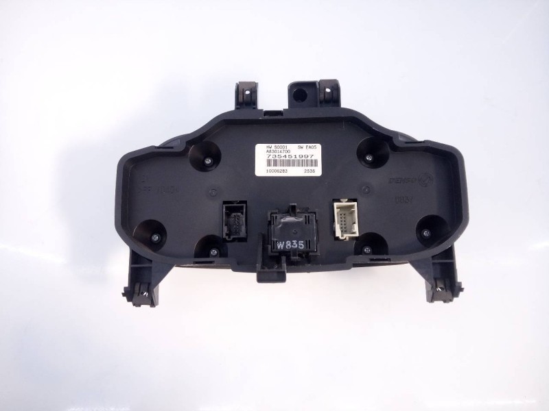 Recambio de mando climatizador para fiat nuova 500 (150) sport referencia OEM IAM 735451997 A83014700 E3-A4-28-4