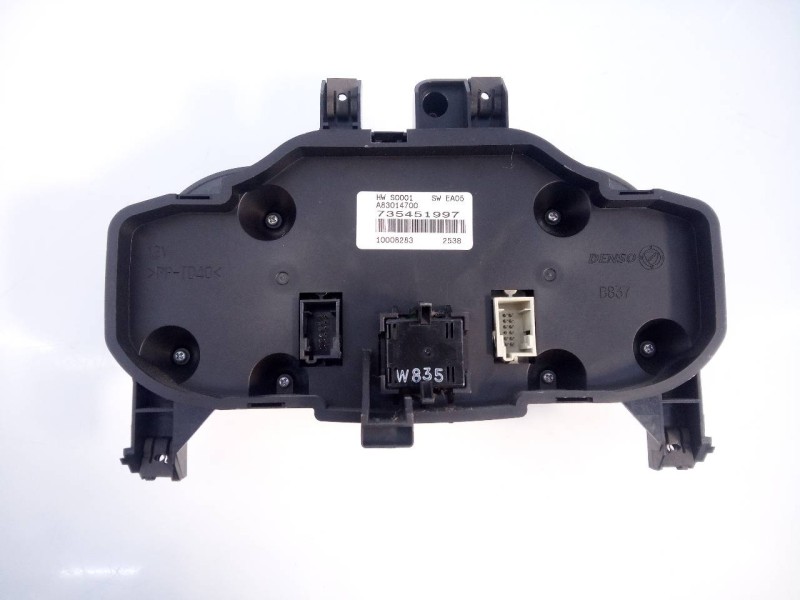 Recambio de mando climatizador para fiat nuova 500 (150) sport referencia OEM IAM 735451997 A83014700 E3-A4-28-4