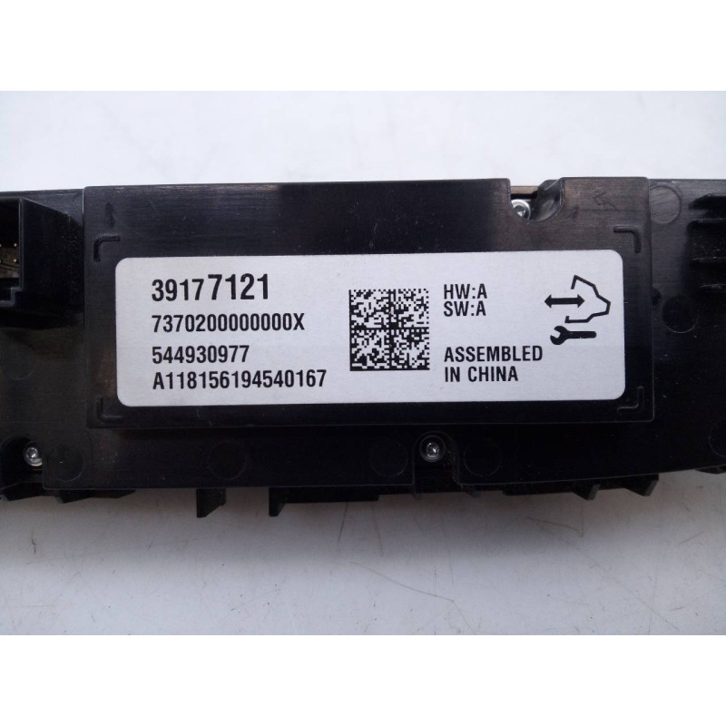 Recambio de mando climatizador para opel insignia sports tourer innovation referencia OEM IAM 39177121  E3-A5-24-1