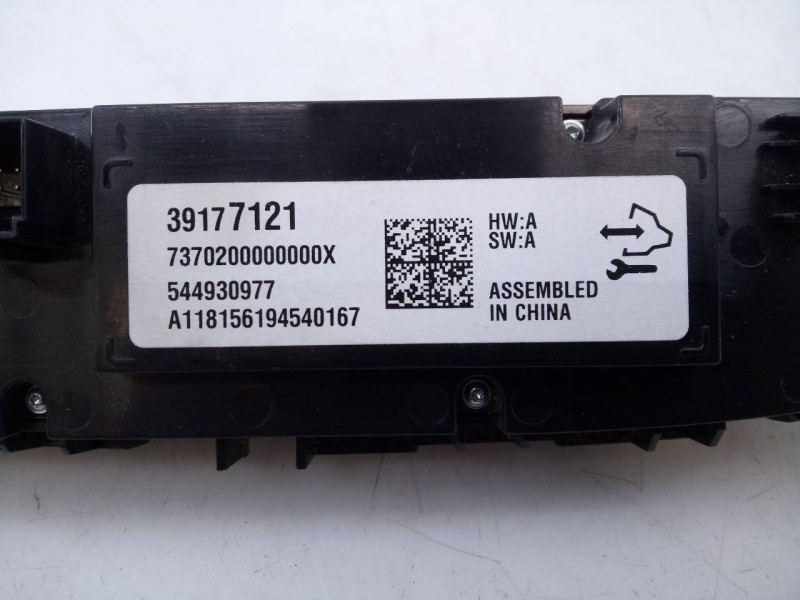 Recambio de mando climatizador para opel insignia sports tourer innovation referencia OEM IAM 39177121  E3-A5-24-1