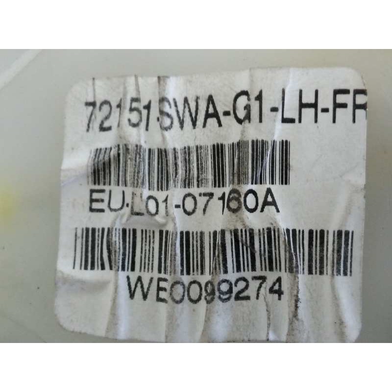 Recambio de cerradura puerta delantera izquierda para honda cr-v elegance 4x4 referencia OEM IAM 72150T0AA12  E2-A2-35-1