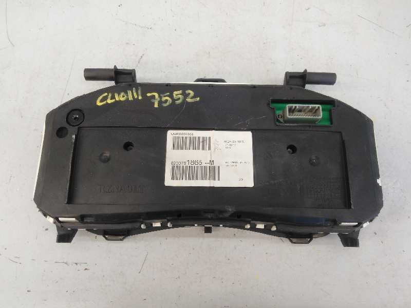 Recambio de cuadro instrumentos para renault clio iii 20 aniversario referencia OEM IAM 8200761865  E2-A1-44-3