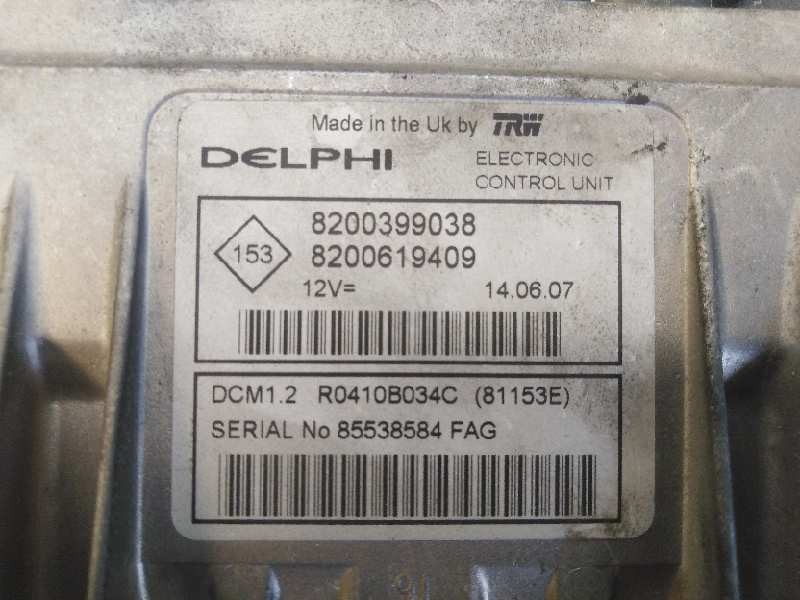 Recambio de centralita motor uce para renault clio iii 20 aniversario referencia OEM IAM 8200399038 8200619409 E2-A1-44-3