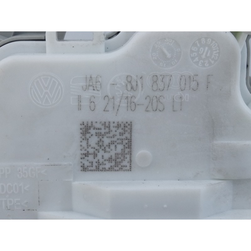 Recambio de cerradura puerta delantera izquierda para audi a6 berlina (4gc) 2.0 tdi ultra referencia OEM IAM 8J1837015F  E1-B6-5
