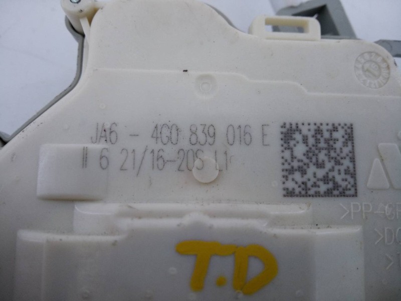 Recambio de cerradura puerta trasera derecha para audi a6 berlina (4gc) 2.0 tdi ultra referencia OEM IAM JA64G0839016E  E1-B6-40