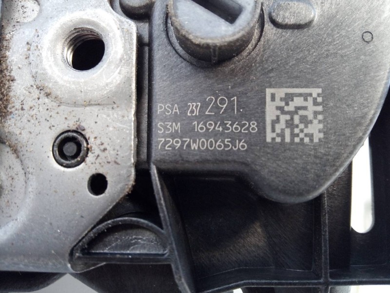 Recambio de cerradura puerta trasera izquierda para peugeot 3008 gt line referencia OEM IAM S3M16943628 7297W0065J6 E1-A4-45-1