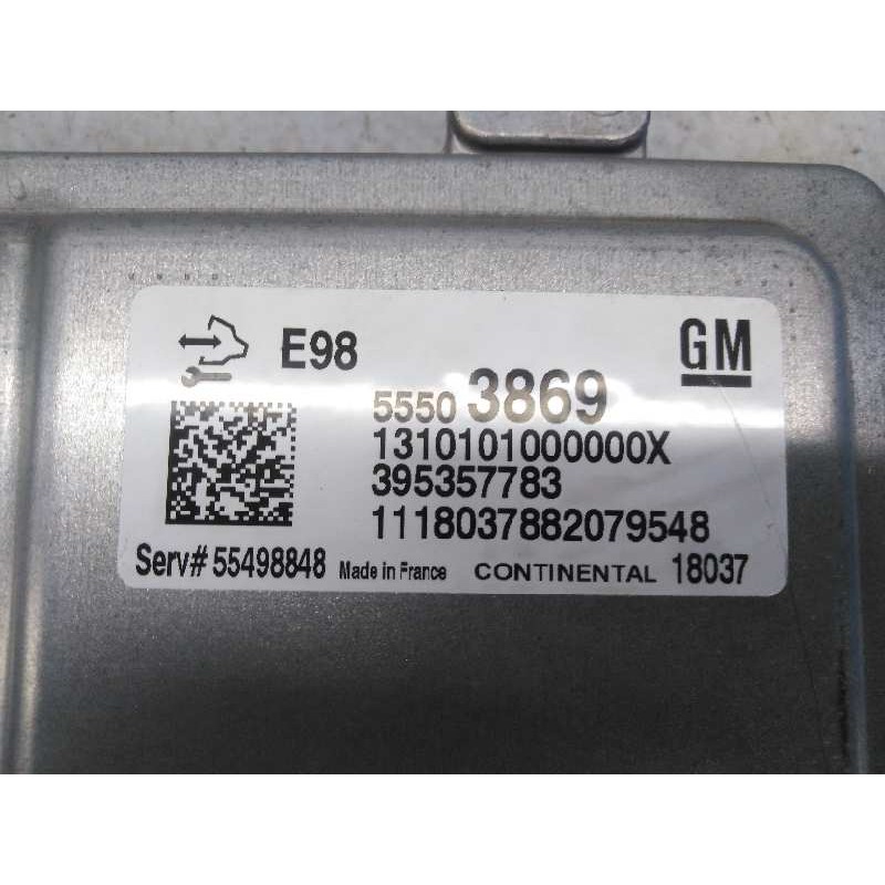 Recambio de centralita motor uce para opel astra k lim. 5türig excellence referencia OEM IAM 55503869 395357783 E3-A5-38-1