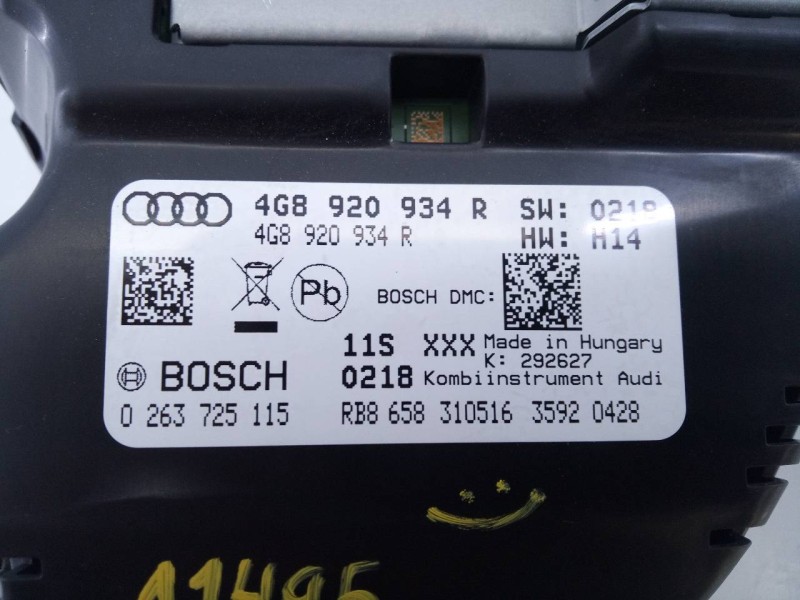 Recambio de cuadro instrumentos para audi a6 berlina (4gc) 2.0 tdi ultra referencia OEM IAM 4G8920934R 0263725115 E2-A1-23-8